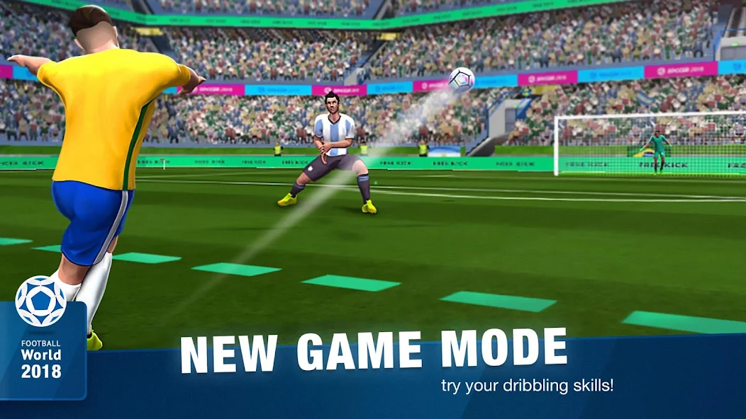 Скачать EURO FreeKick Football 2021 [Взлом Много монет] APK на Андроид