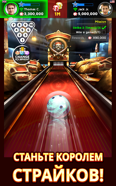 Скачать Bowling King [Взлом Много монет] APK на Андроид