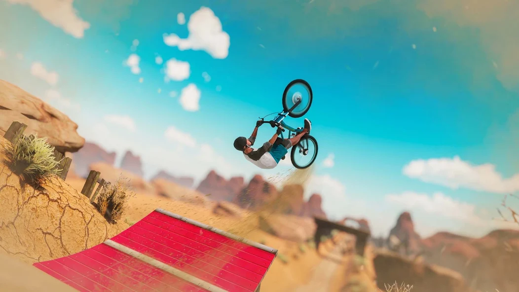 Скачать Велосипедные игры BMX [Взлом Много монет] APK на Андроид