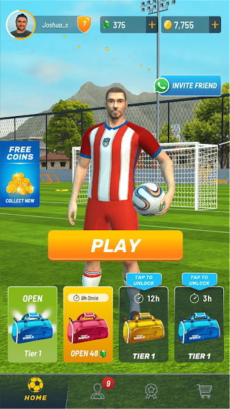 Скачать Football World: Online Soccer [Взлом Бесконечные деньги] APK на Андроид