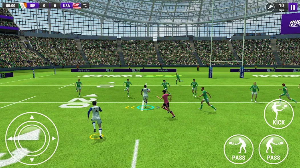 Скачать Rugby League 22 [Взлом Много монет] APK на Андроид