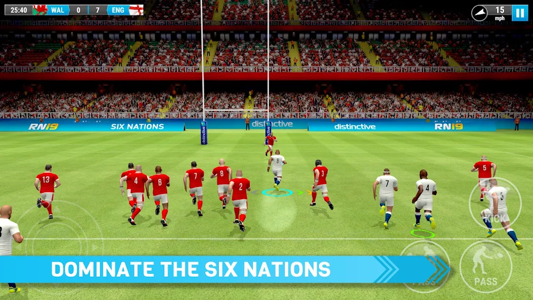 Скачать Rugby Nations 19 [Взлом Бесконечные деньги] APK на Андроид