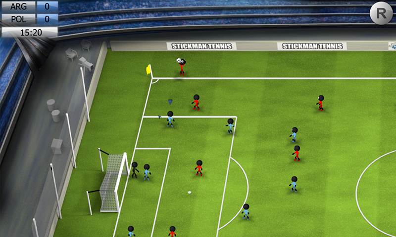 Скачать Stickman Soccer 2014 [Взлом Много денег] APK на Андроид