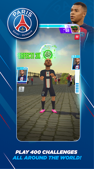 Скачать PSG Football Freestyle 2023 [Взлом Бесконечные деньги] APK на Андроид