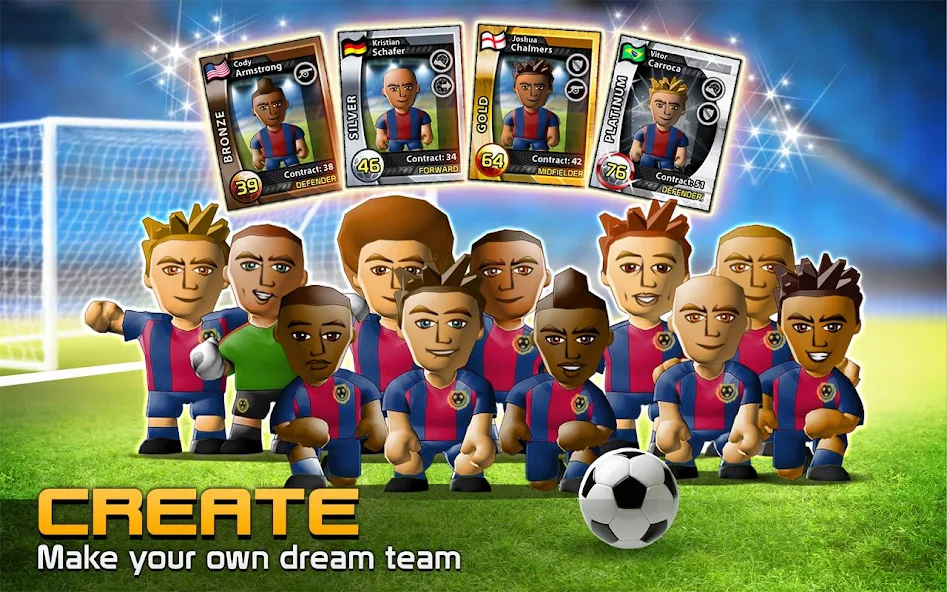 Скачать BIG WIN Soccer: World Football [Взлом Бесконечные деньги] APK на Андроид