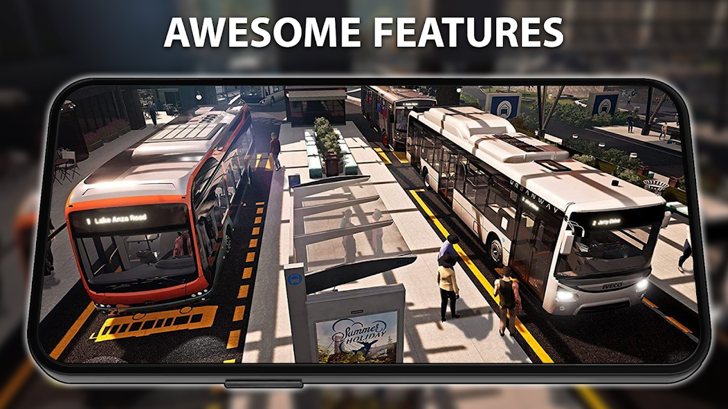 Скачать BDS: Bus Driving Simulator [Взлом Бесконечные монеты] APK на Андроид