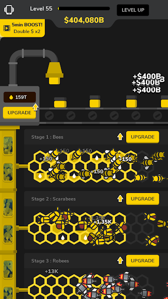 Скачать Пчелиная фабрика [Взлом Много монет] APK на Андроид