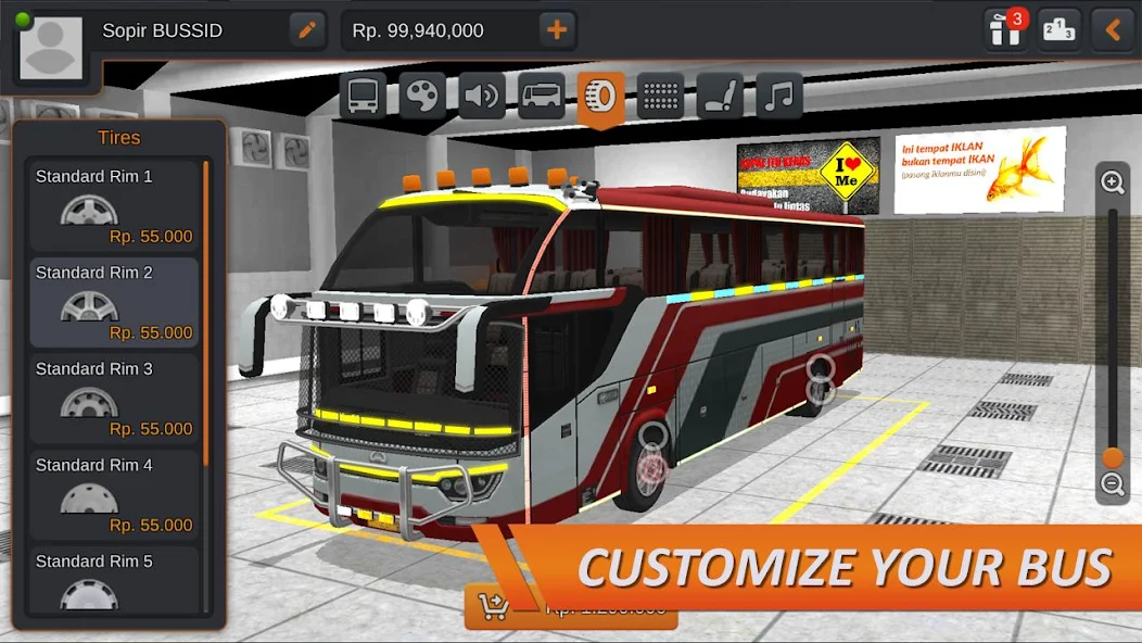 Скачать Bus Simulator Indonesia [Взлом Бесконечные деньги] APK на Андроид