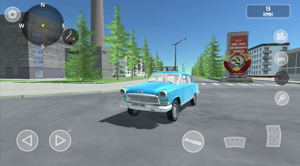 Скачать SovietCar: Simulator [Взлом Бесконечные деньги] APK на Андроид