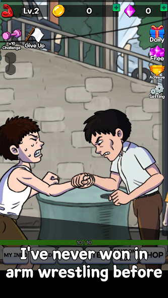 Скачать Arm Wrestling Clicker [Взлом Бесконечные деньги] APK на Андроид