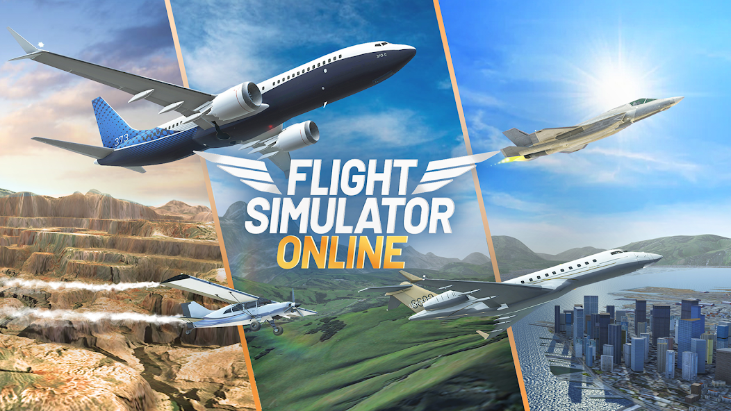 Скачать Flight Simulator: Plane Game [Взлом Бесконечные монеты] APK на Андроид