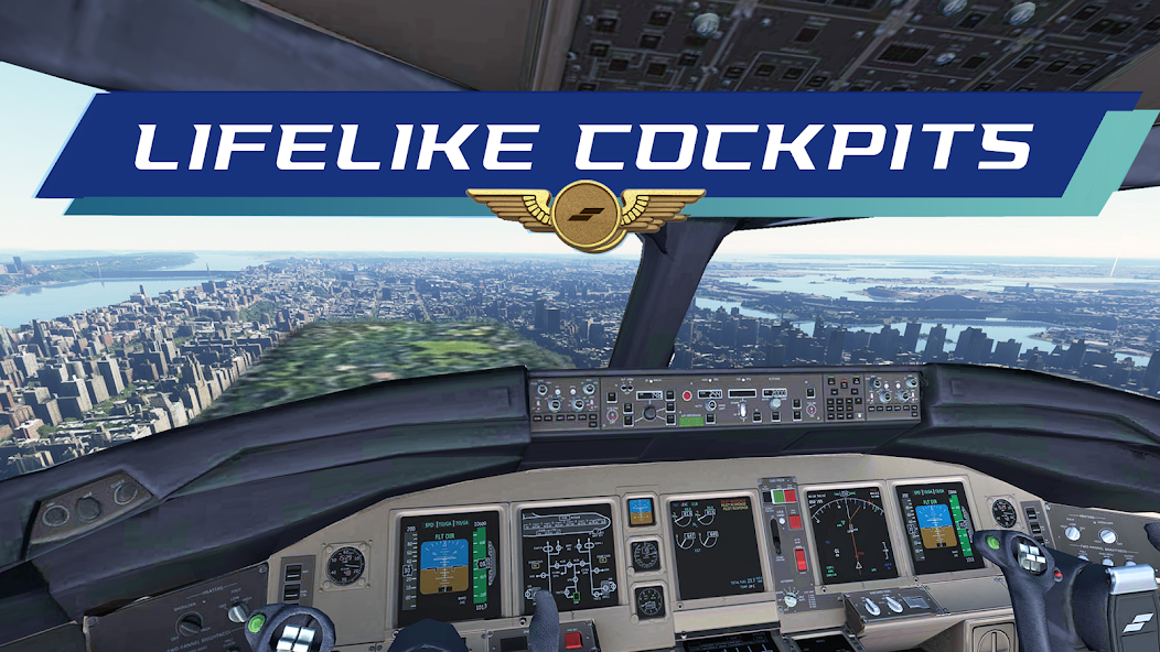 Скачать Flight Simulator: Plane Game [Взлом Бесконечные монеты] APK на Андроид