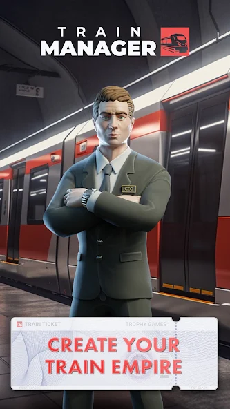 Скачать Train Manager - 2023 [Взлом Бесконечные монеты] APK на Андроид