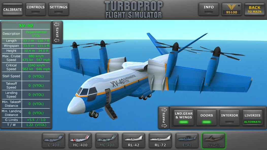 Скачать Turboprop Flight Simulator 3D [Взлом Много денег] APK на Андроид