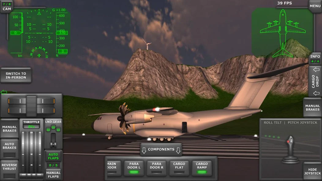 Скачать Turboprop Flight Simulator 3D [Взлом Много денег] APK на Андроид