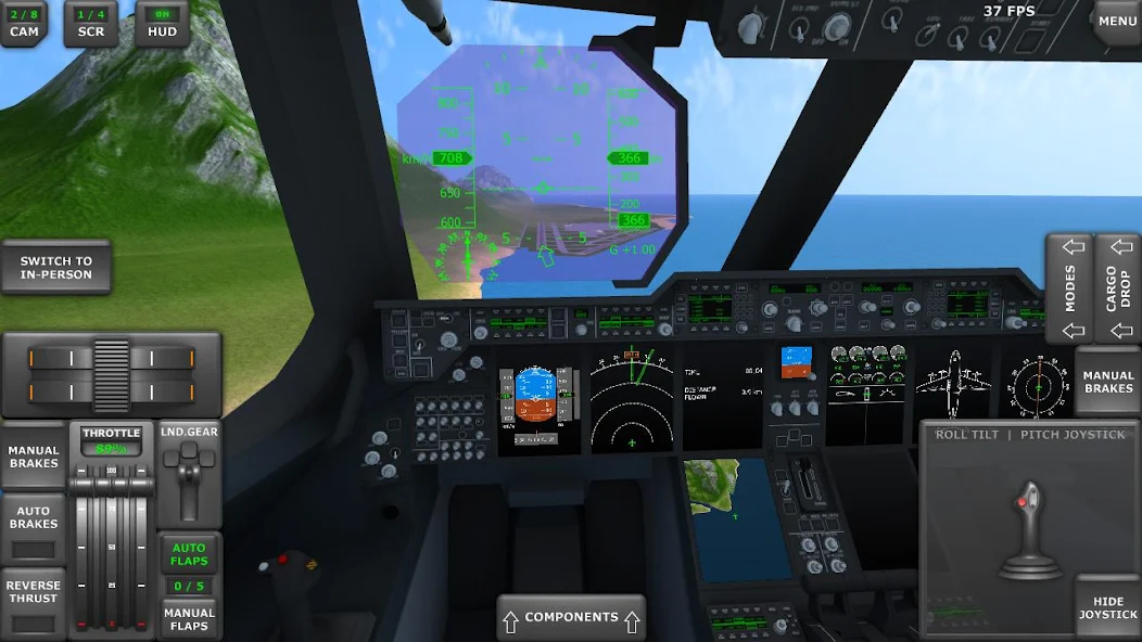 Скачать Turboprop Flight Simulator 3D [Взлом Много денег] APK на Андроид