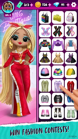 Скачать LOL Surprise! OMG Fashion Club [Взлом Бесконечные деньги] APK на Андроид