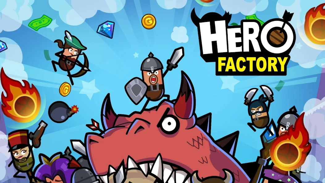 Скачать Hero Factory [Взлом Много монет] APK на Андроид