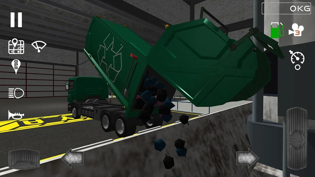 Скачать Trash Truck Simulator [Взлом Бесконечные монеты] APK на Андроид
