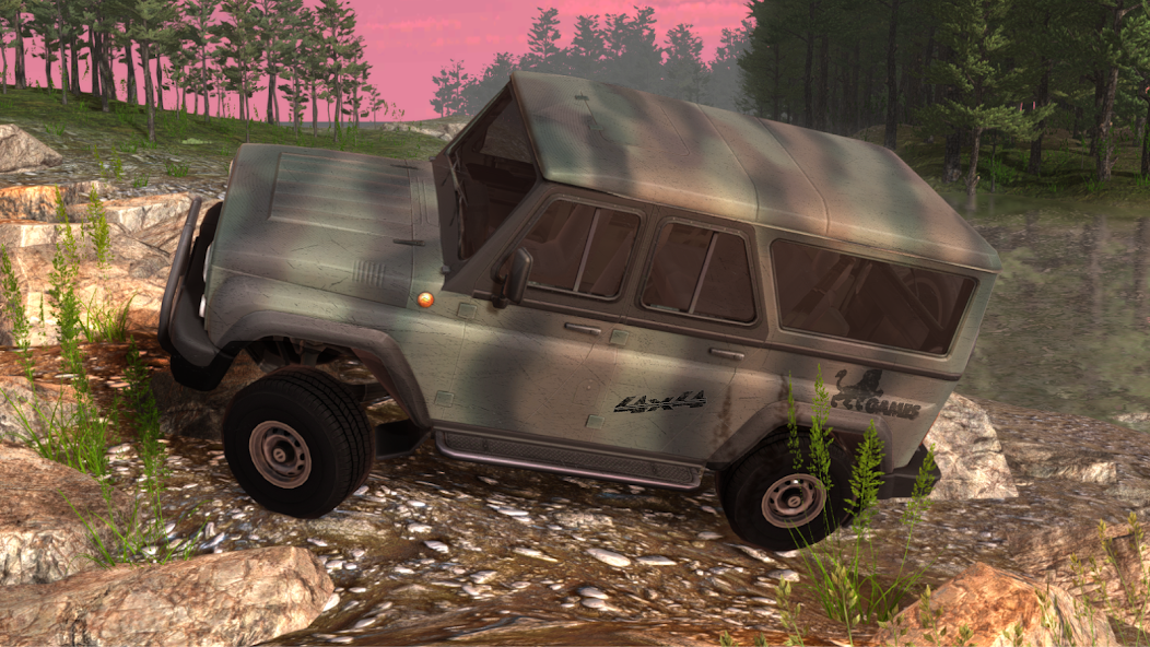 Скачать Offroad 4x4 Russian: Uaz Niva [Взлом Много денег] APK на Андроид