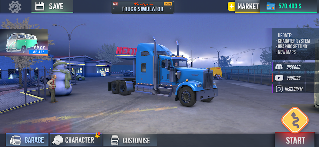 Скачать Nextgen: Truck Simulator, 4x4 [Взлом Бесконечные монеты] APK на Андроид