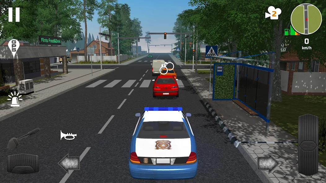 Скачать Police Patrol Simulator [Взлом Бесконечные монеты] APK на Андроид