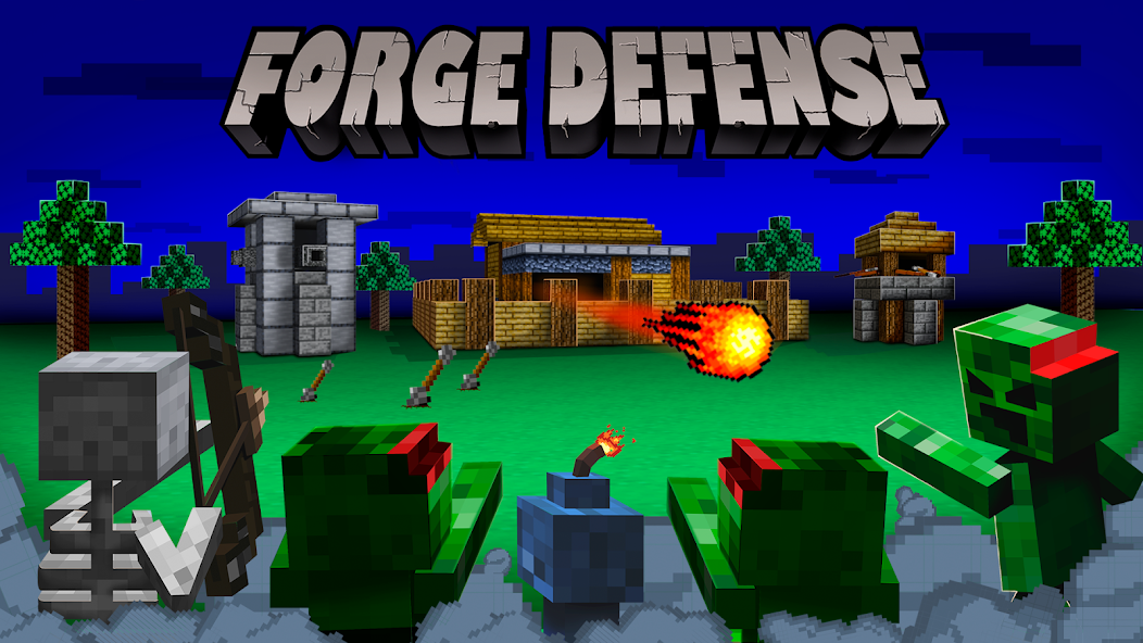 Скачать Forge Defense [Взлом Бесконечные деньги] APK на Андроид