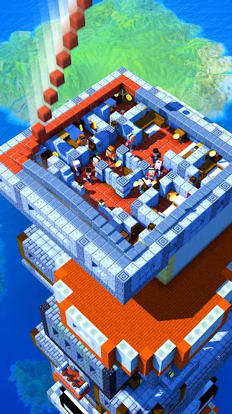 Скачать Tower Craft: ленивый строитель [Взлом Бесконечные деньги] APK на Андроид