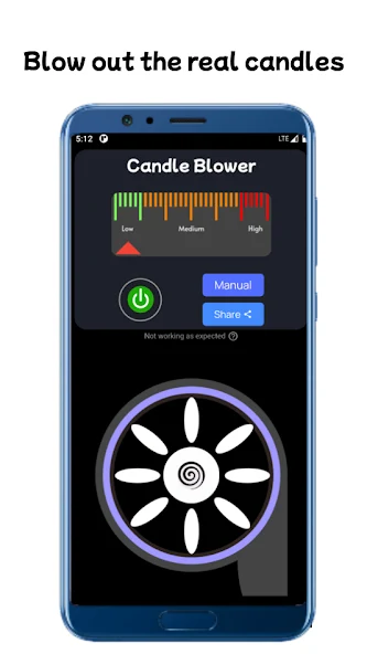 Скачать Blower - Candle Blower Lite [Взлом Бесконечные деньги] APK на Андроид