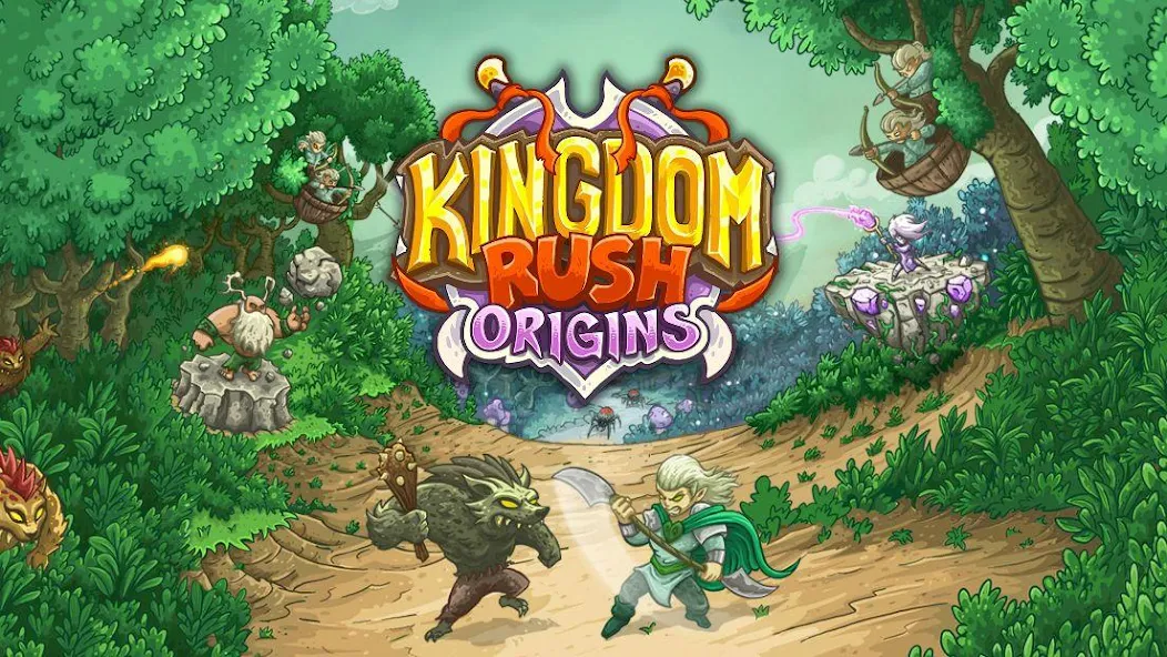 Скачать Kingdom Rush Origins  [Взлом Много монет] APK на Андроид