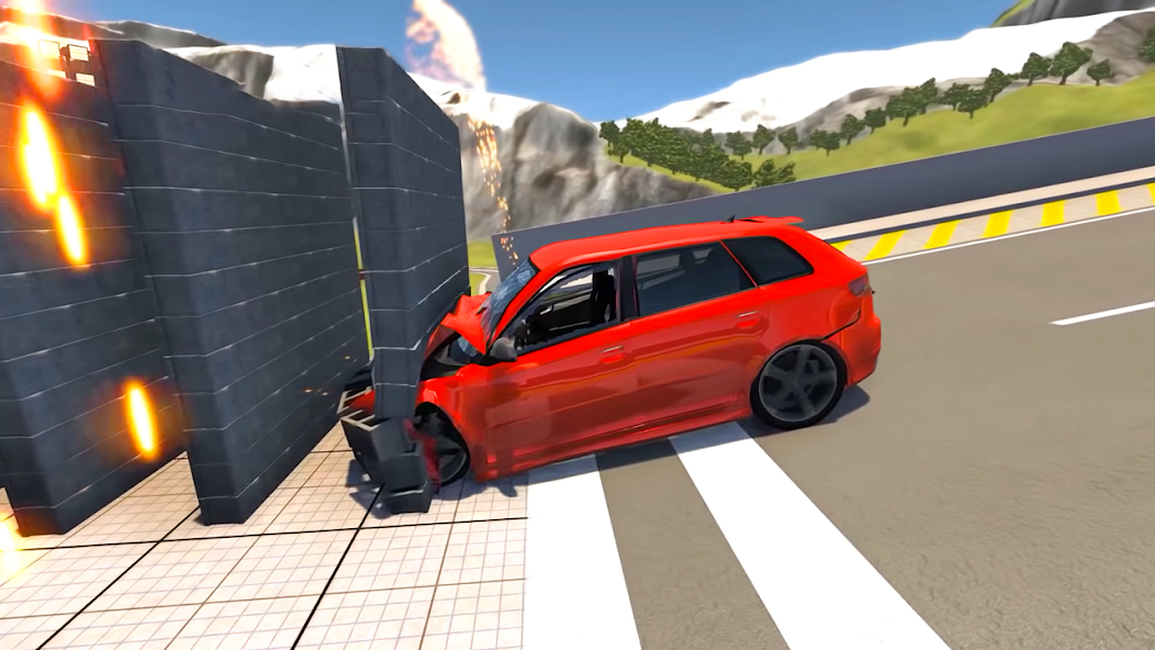 Скачать Beam Drive Road Crash 3D Games [Взлом Много монет] APK на Андроид