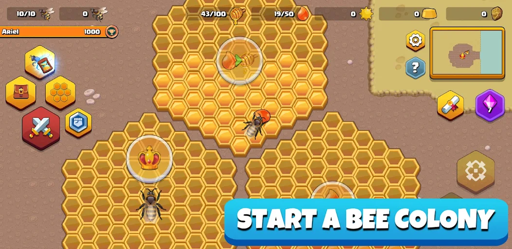 Скачать Pocket Bees: Colony Simulator [Взлом Много монет] APK на Андроид