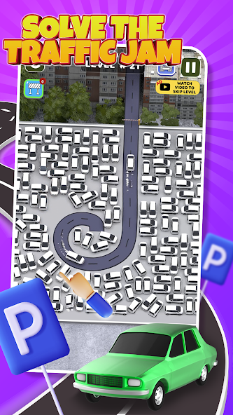 Скачать Parking Jam: Car Parking Games [Взлом Много денег] APK на Андроид