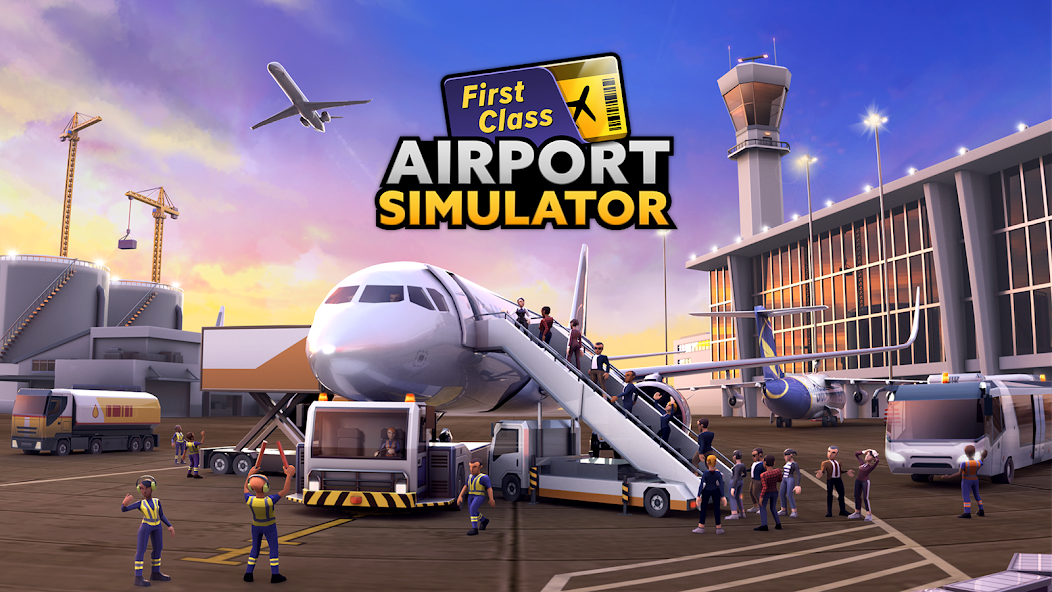 Скачать Airport Simulator: First Class [Взлом Бесконечные деньги] APK на Андроид