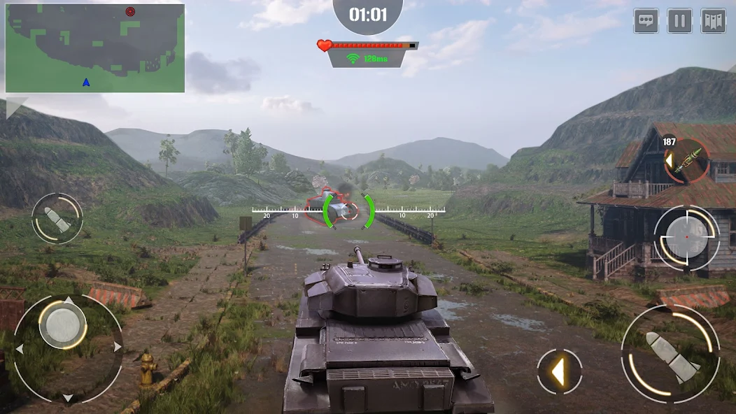 Скачать Furious Tank: War of Worlds [Взлом Много монет] APK на Андроид
