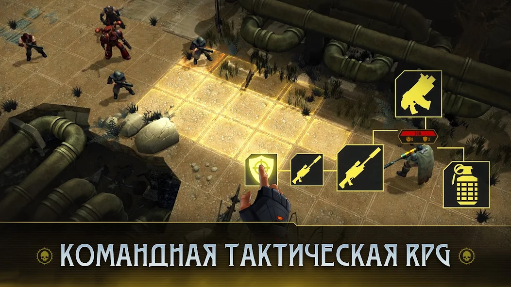 Скачать Warhammer 40 000: Space Wolf [Взлом Много монет] APK на Андроид