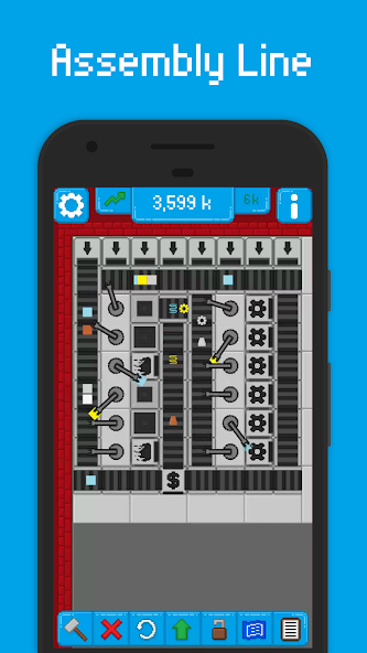 Скачать Assembly Line [Взлом Бесконечные монеты] APK на Андроид