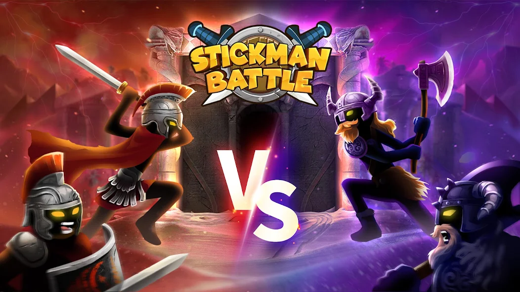 Скачать Stickman Battle War [Взлом Бесконечные деньги] APK на Андроид
