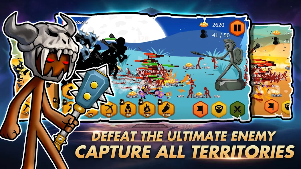 Скачать Stickman Battle War [Взлом Бесконечные деньги] APK на Андроид