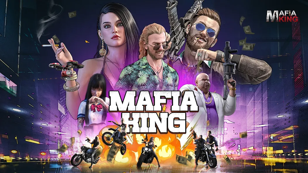 Скачать Mafia King [Взлом Бесконечные деньги] APK на Андроид