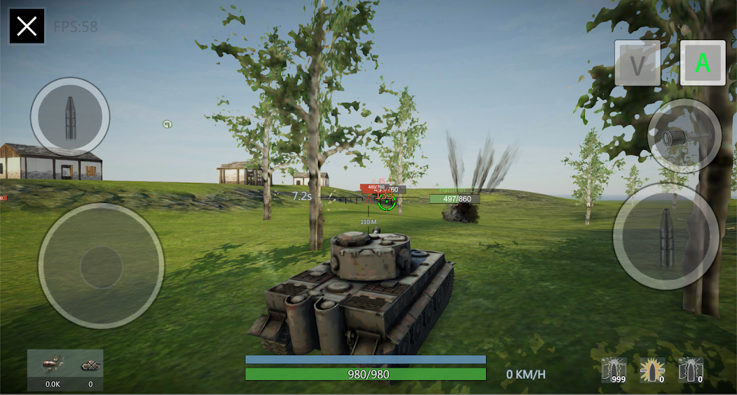 Скачать WWII Tank Commander [Взлом Много монет] APK на Андроид