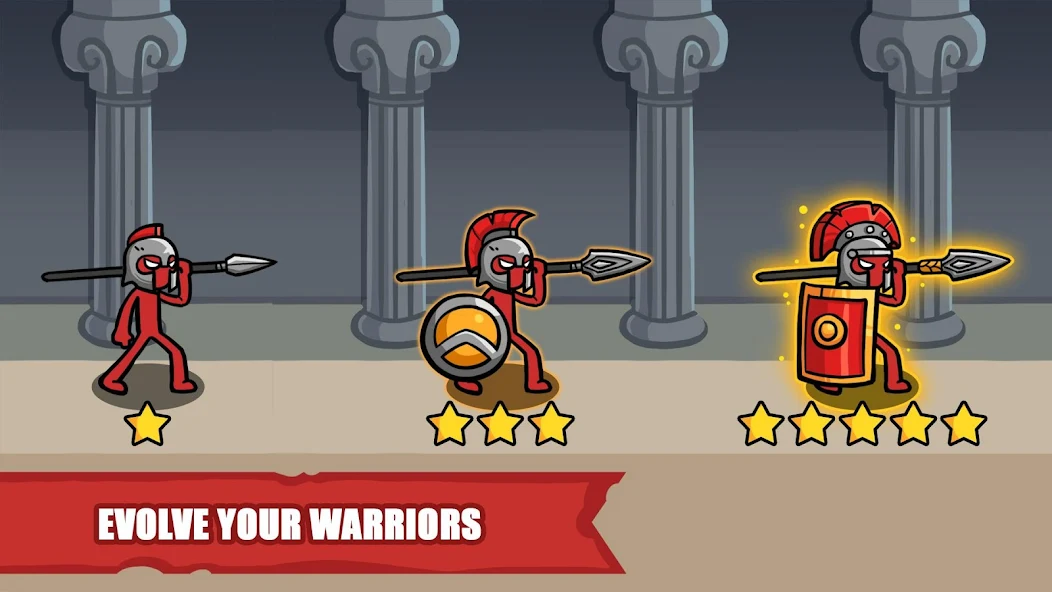 Скачать Stick Battle: War of Legions [Взлом Много денег] APK на Андроид